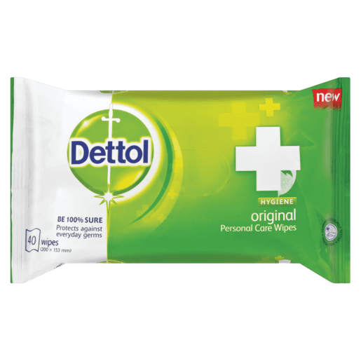 Dettol Hygiene Pc Wipes Original 40 S