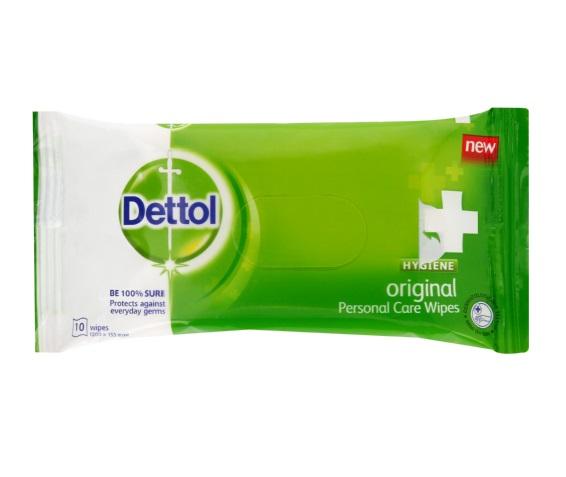 Dettol Hygiene Pc Wipes Original 10 S