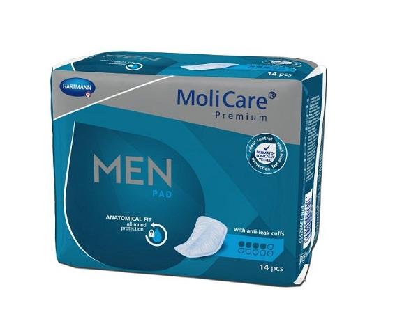 Adult Diapers Molicare Men Pad 4 Drops 14