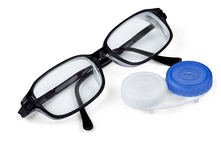 Contact And Glasses